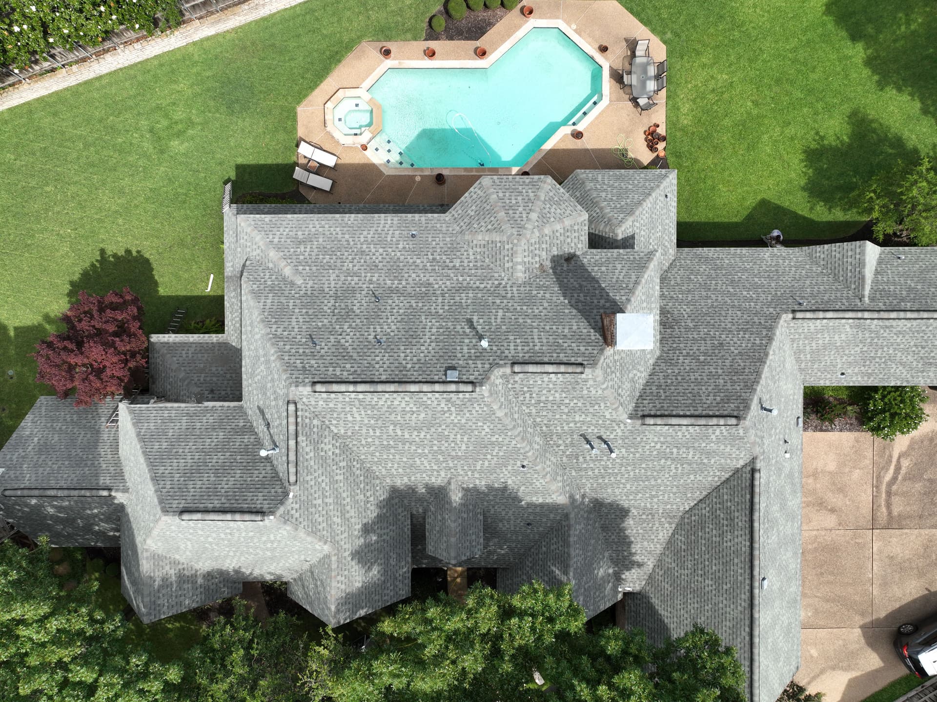 Gallery photos for Full Roof Replacement Underway on a Plano Home: Image #1