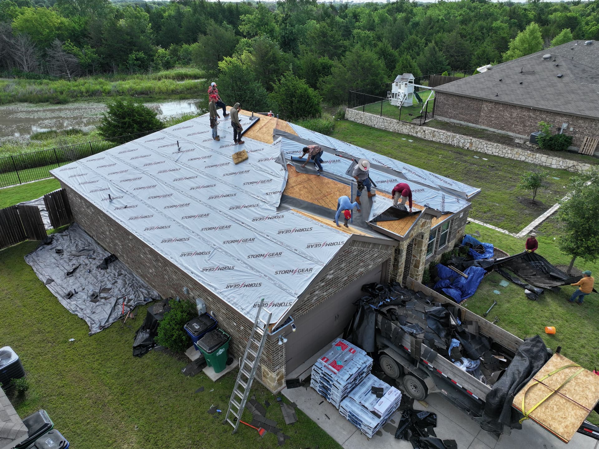Gallery photos for Impact-Resistant Roof Replacement Completed in Royce City: Image #1