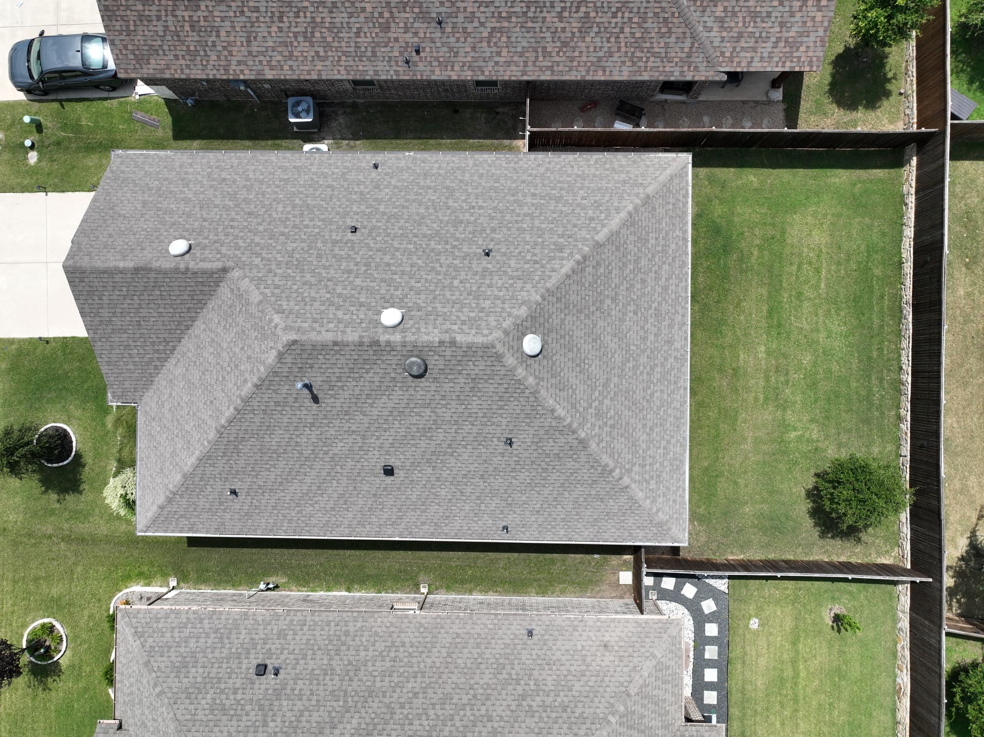 Gallery photos for Hail Damage Roof Replacement on a Texas Home: Image #2
