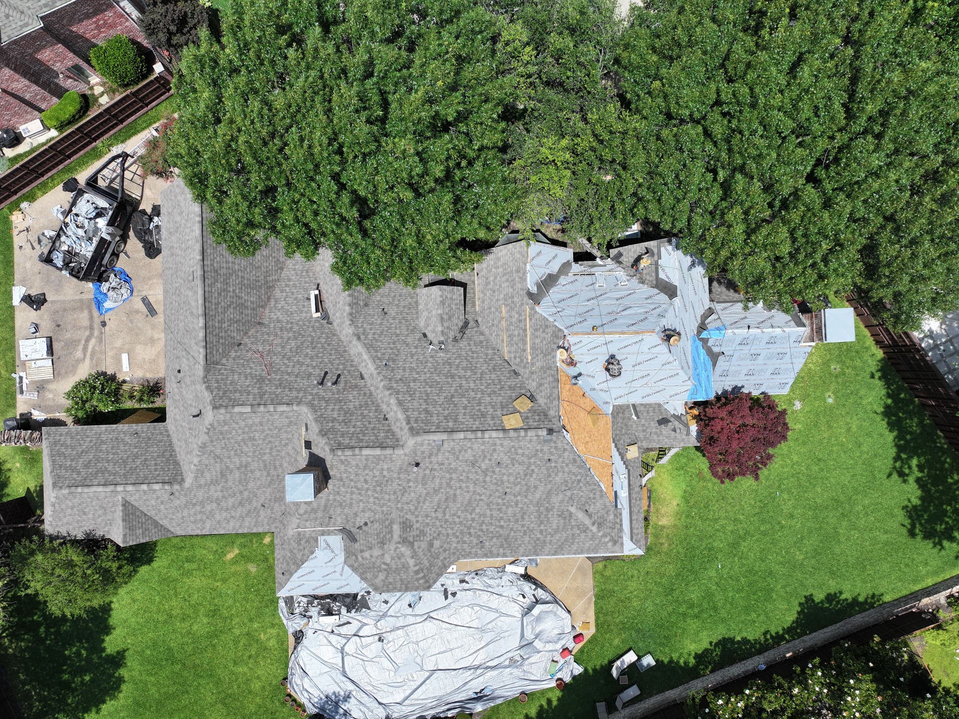 Full Roof Replacement in Progress at a Plano Home image